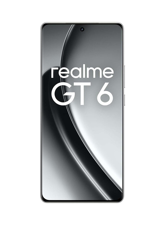 ريل مي هاتف GT 6 5G 12GB RAM + 256GB | شريحتين | Snapdragon 8s Gen 3 | شاشة LTPO AMOLED بحجم 6.78 إنش بتردد 120Hz | كاميرا ثلاثية 50MP OIS | شحن سريع 120W | أندرويد 14 أبيض - Image 2