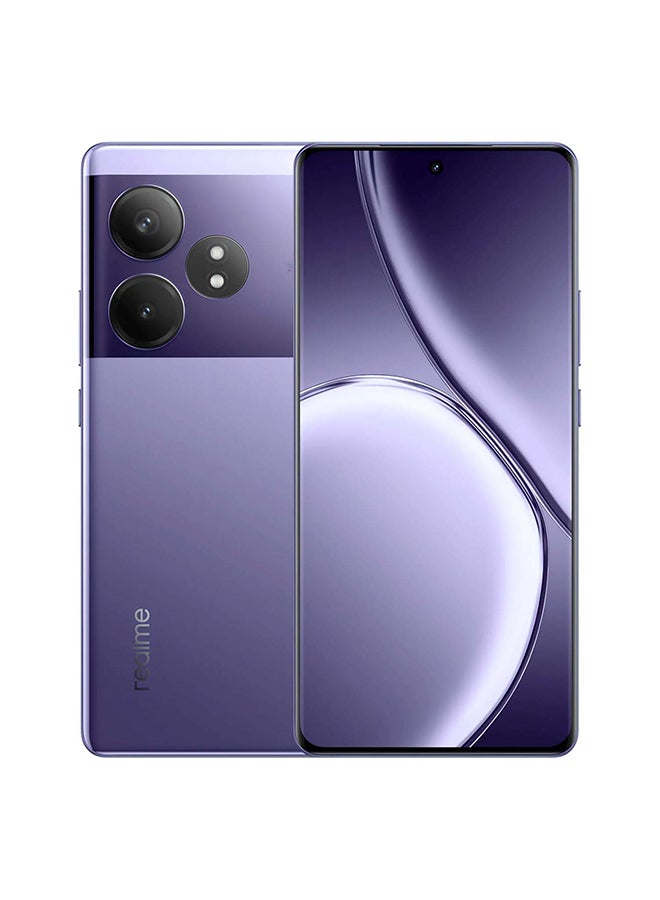 ريل مي هاتف GT 6 5G 12GB RAM + 256GB | شريحتين | Snapdragon 8s Gen 3 | شاشة LTPO AMOLED بحجم 6.78 بوصة بتردد 120Hz | كاميرا ثلاثية بدقة 50MP مع تثبيت بصري | شحن سريع 120W | أندرويد 14 باللون الأرجواني - Image 1