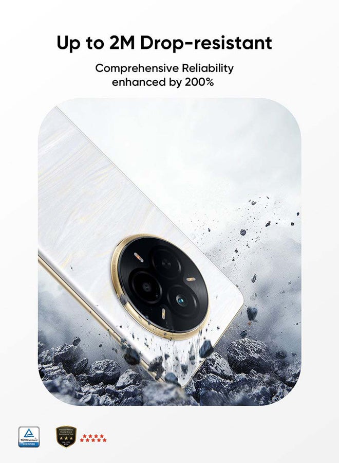 realme 14 Pro AI Dual SIM Pearl White 16GB RAM 256GB 5G - International Version  - Image 5