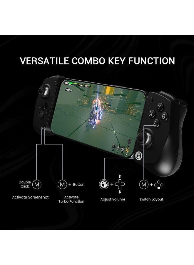 GameSir X5 Lite Type-C Mobile Gaming Controller for iPhone (USB-C), Android & HarmonyOS Phones,Lightweight Design, Hall Effect Sticks, Supports Radiator & Pass-Through Charging  - Image 2