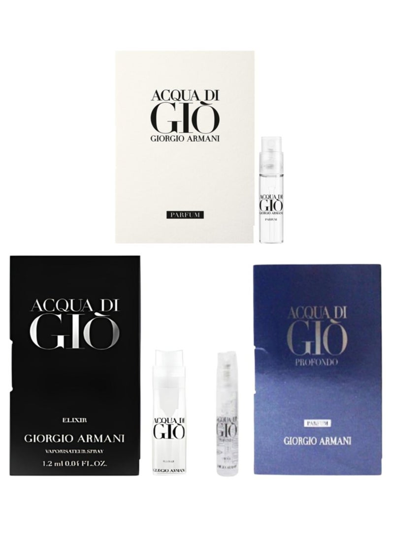 Giorgio Armani Acqua di Gio 3-Piece Fragrance Se 1.2ml