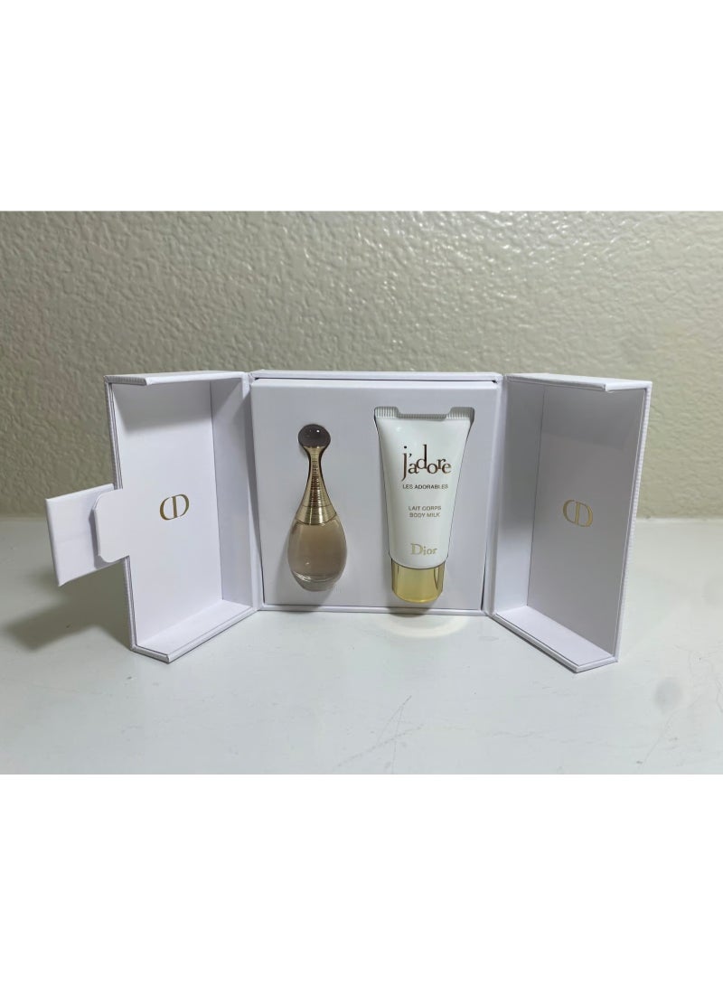 Dior J'adore EDP 5ml + Body Milk 20ml 25ml  - Image 2