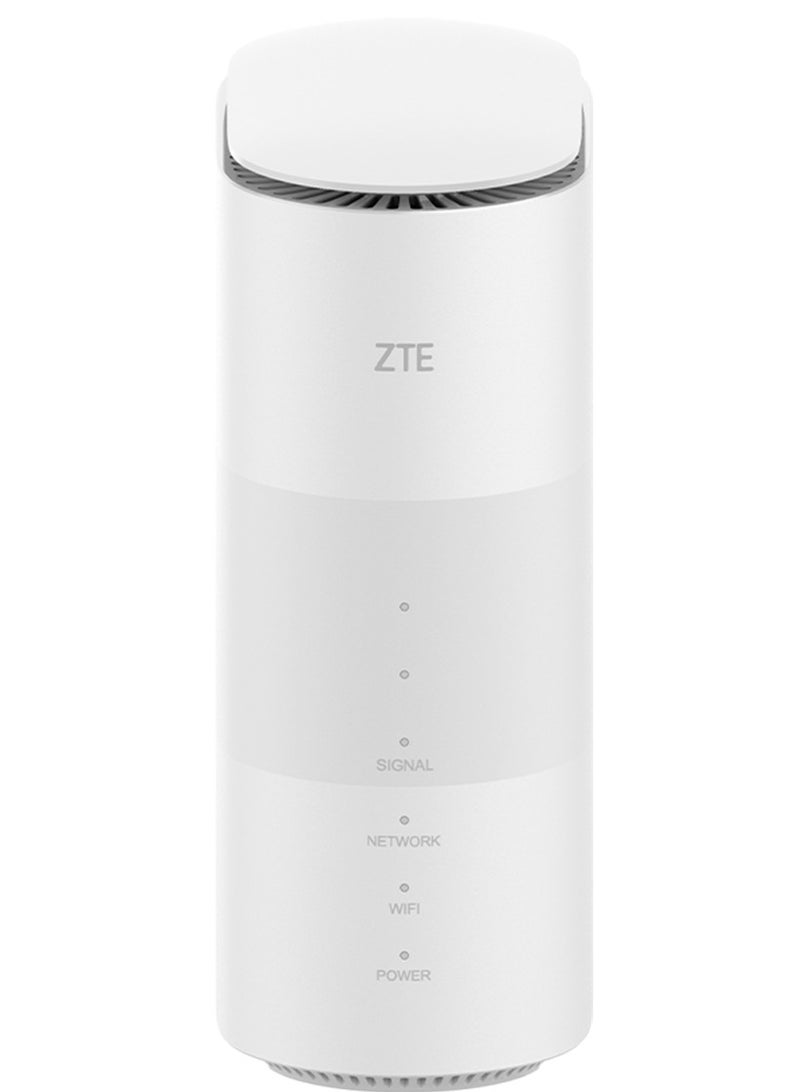 ZTE G5B 5G Fast WiFi6 Unlocked Wireless Home Router, Mobile Broadband Device, Premium Design with Low Power Consumption, No Configuration Required, Parental Control, Easy Management - White  - Image 1