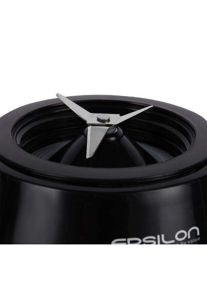 KRYPTON 2-in-1 Kitchen Blender – 350W Power, Transparent Jar, Grinder Attachment, Overheat Protection – Perfect for Smoothies, Chutneys, Spices, and More 1.5 L 350 W ENB1468 Black - Image 2