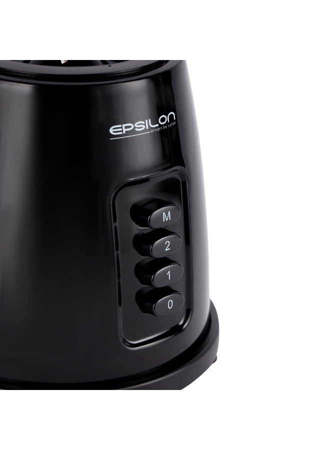 KRYPTON 2-in-1 Kitchen Blender – 350W Power, Transparent Jar, Grinder Attachment, Overheat Protection – Perfect for Smoothies, Chutneys, Spices, and More 1.5 L 350 W ENB1468 Black - Image 3