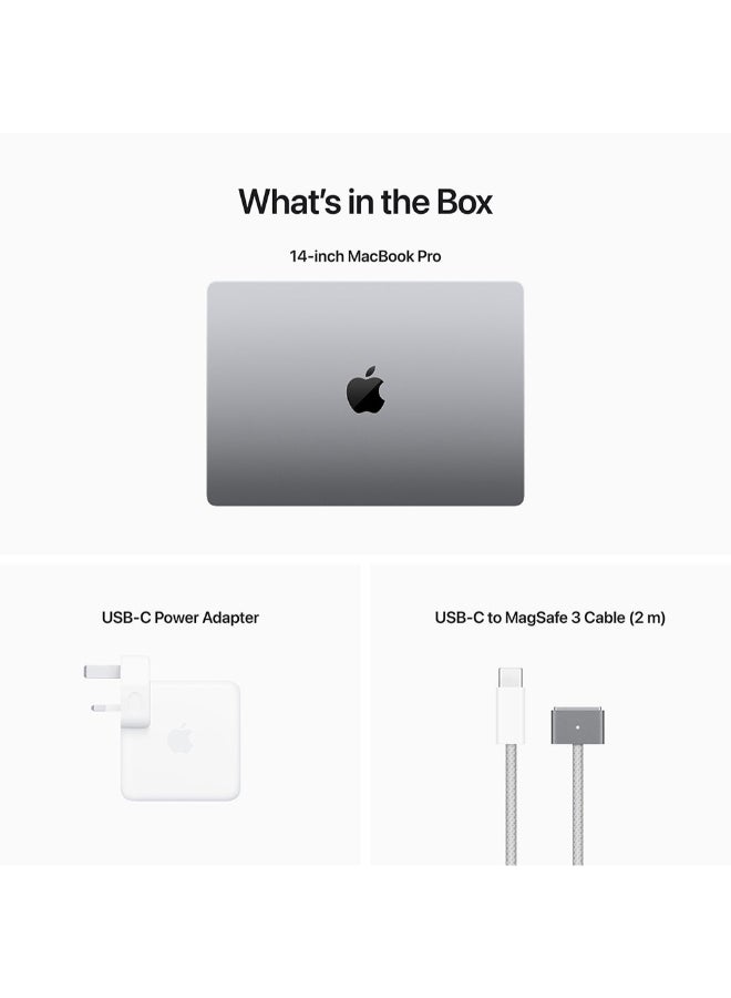 Apple MacBook Pro 16 Inch Liquid Retina XDR (3456x2234) Display,M1 MAX 10-Core CPU Processor/64GB RAM DDR5/4TB SSD/32-Core GPU/ English/Arabic Space Gray  - Image 5