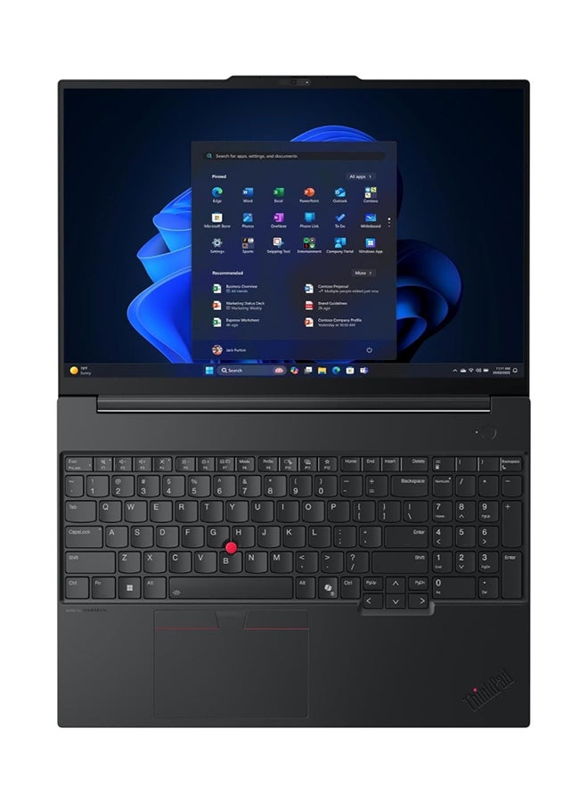 Lenovo (Upgraded Version) ThinkPad E16 Gen 3 Business Laptop With 16 Inch WUXGA (1920x1200) Display, Intel Core Ultra 7 255H Processor/16GB RAM DDR5/512GB SSD/Intel Arc Graphics/Windows 11 Pro English Black English Black - Image 4