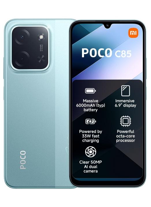 Xiaomi POCO C85 Dual SIM Green 8GB RAM 256GB 4G - Global Version - Image 1