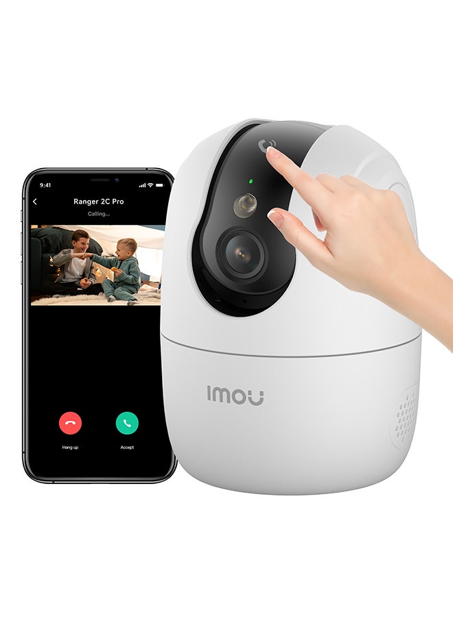 IMOU 3MP Security Camera for Home, Indoor Camera with Call Button, 2K CCTV Camera for Home, UHD Wifi Camera,Surveillance Camera with 2.4GHz& 5GHz Dual-Band(Ranger 2C Pro 3MP)  - Image 1
