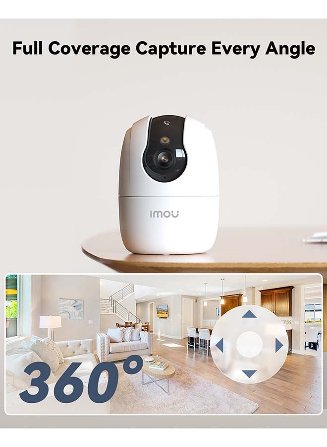 IMOU 3MP Security Camera for Home, Indoor Camera with Call Button, 2K CCTV Camera for Home, UHD Wifi Camera,Surveillance Camera with 2.4GHz& 5GHz Dual-Band(Ranger 2C Pro 3MP) - Image 4