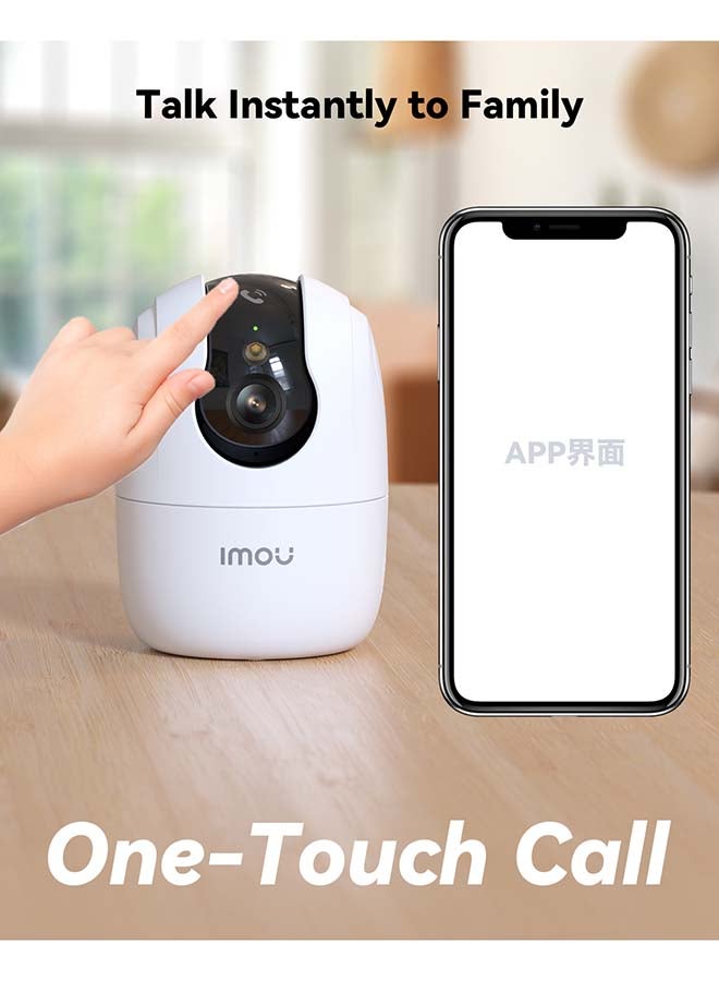 IMOU 3MP Security Camera for Home, Indoor Camera with Call Button, 2K CCTV Camera for Home, UHD Wifi Camera,Surveillance Camera with 2.4GHz& 5GHz Dual-Band(Ranger 2C Pro 3MP) - Image 2