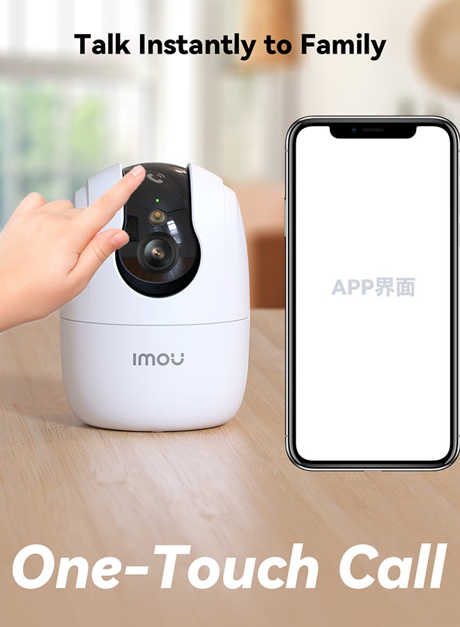 ايمو 5MP Indoor Camera with Call Button, 3K Security Camera for Home, Ultra-Clear Wifi Camera, CCTV Camera for Home,Surveillance Camera with 2.4GHz& 5GHz Dual-Band(Ranger 2C Pro 5MP) - Image 2