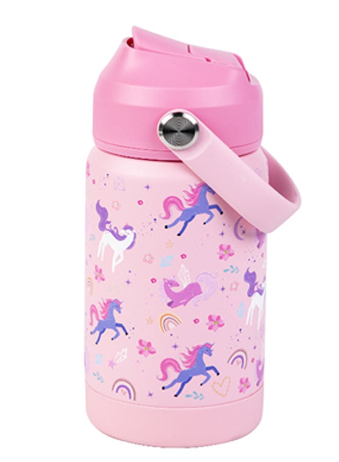 Moon Kids Insulated Water Bottle – BPA Free,Leak Proof Sipper for Toddlers – Eco-Friendly – Stays Cold or Warm for Hours -Unicorn - Image 1