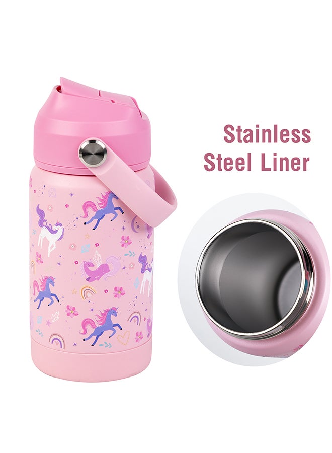Moon Kids Insulated Water Bottle – BPA Free,Leak Proof Sipper for Toddlers – Eco-Friendly – Stays Cold or Warm for Hours -Unicorn - Image 3