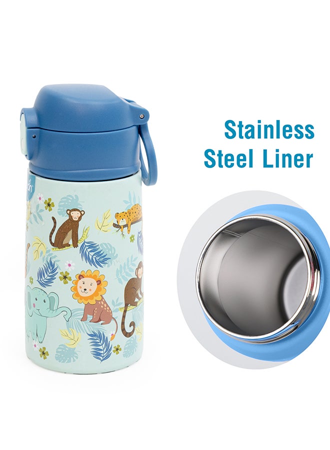 Moon Kids Insulated Water Bottle – BPA Free,Leak Proof Sipper for Toddlers – Eco-Friendly – Stays Cold or Warm for Hours  -Animal - Image 3