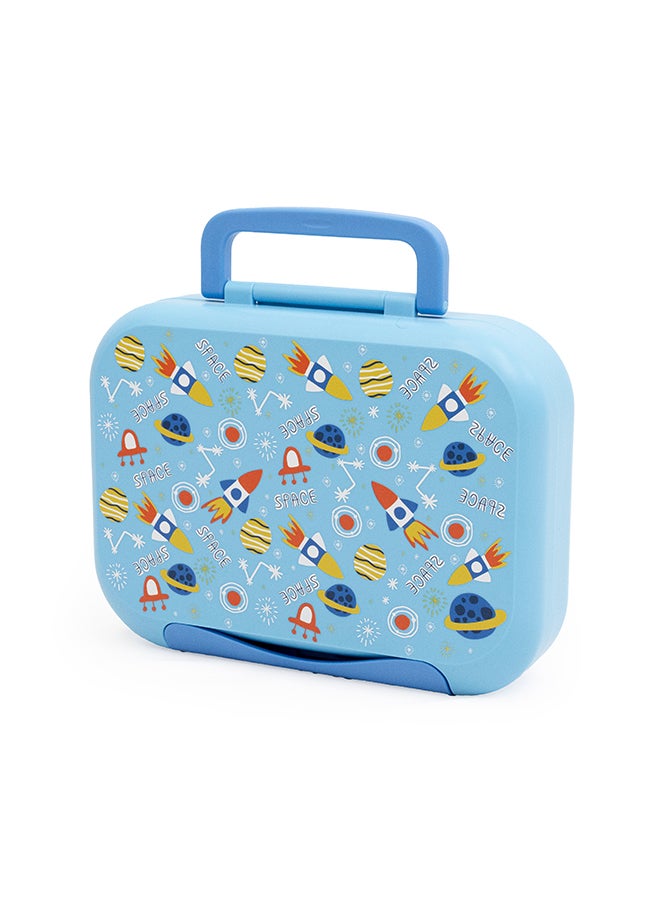Moon Bentoza Kids Lunch Box –  Leak-Proof Compartments,Microwave Safe,for Toddlers Ages 3–6 -Rocket - Image 1