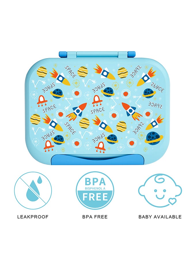 Moon Bentoza Kids Lunch Box –  Leak-Proof Compartments,Microwave Safe,for Toddlers Ages 3–6 -Rocket - Image 3