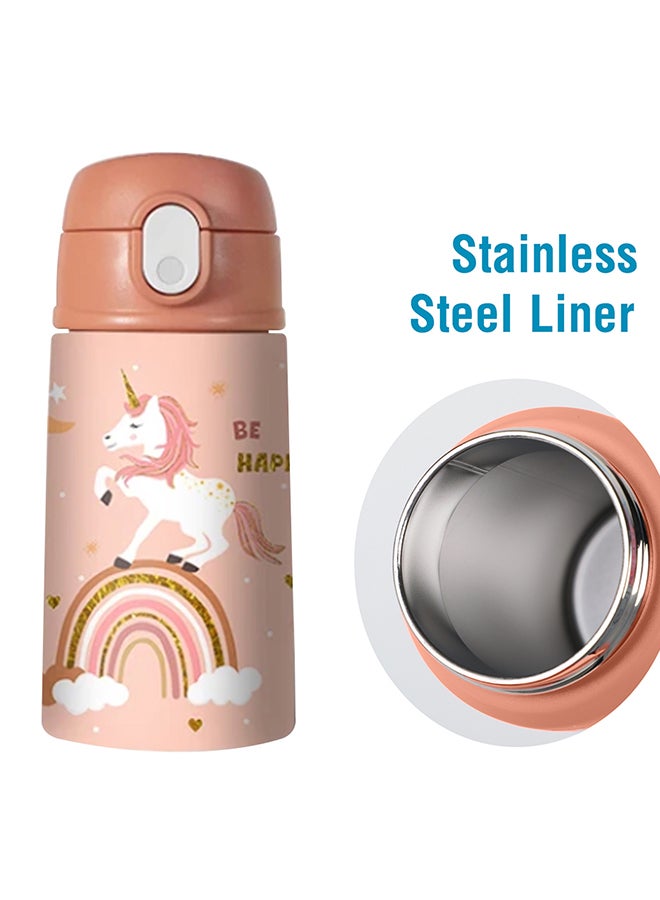 Moon Kids Insulated Water Bottle – BPA Free,Leak Proof Sipper for Toddlers – Eco-Friendly – Stays Cold or Warm for Hours -Rainbow - Image 3