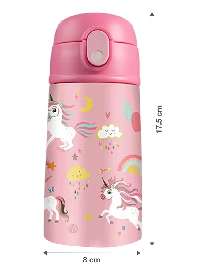 Moon Kids Insulated Water Bottle – BPA Free,Leak Proof Sipper for Toddlers – Eco-Friendly – Stays Cold or Warm for Hours -Unicorn - Image 2