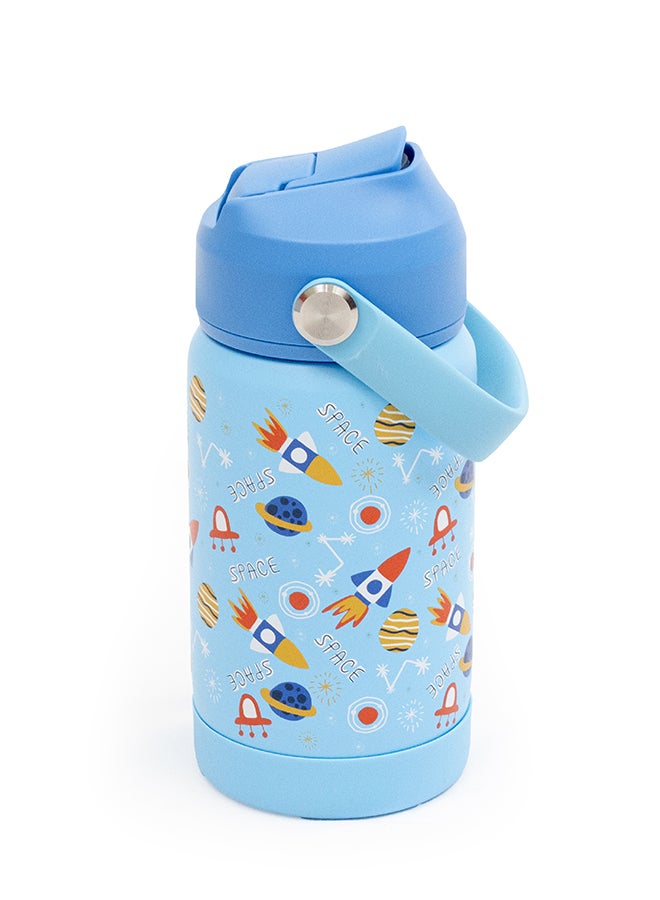 Moon Kids Insulated Water Bottle – BPA Free,Leak Proof Sipper for Toddlers – Eco-Friendly – Stays Cold or Warm for Hours - Space Adventure - Image 1