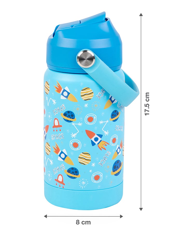 Moon Kids Insulated Water Bottle – BPA Free,Leak Proof Sipper for Toddlers – Eco-Friendly – Stays Cold or Warm for Hours - Space Adventure - Image 2