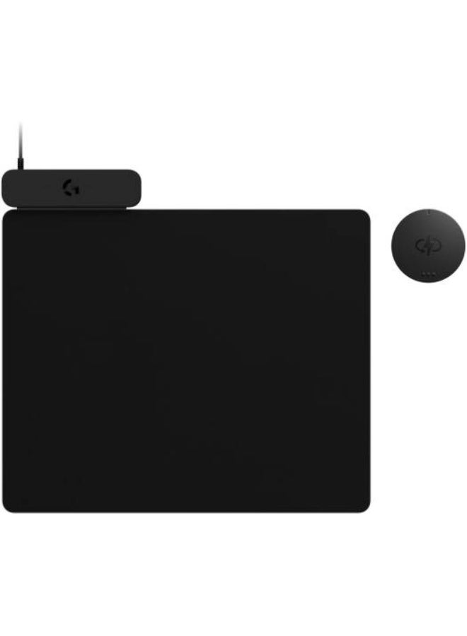 Logitech Powerplay 2 Wireless Charging System Mousepad, 344mm x 340mm x 1.3mm Mousepad Height, 1.8 m Cable Length, 947-000003 Black - Image 1