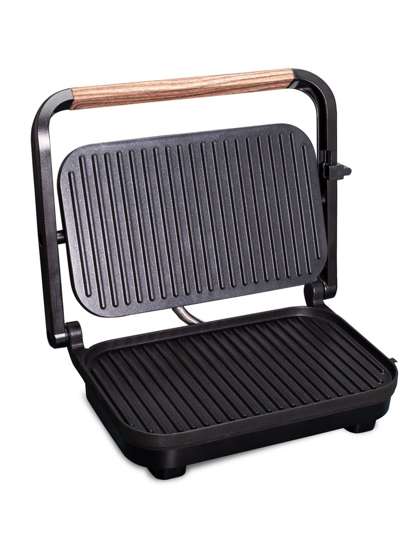 كليكون Contact Grill Toaster 1200W | Panini Press with Non-Stick Plates, Vertical Storage, Cool Touch Handle & Indicator Lights – Black 1200 W CK2473 BLACK - Image 1