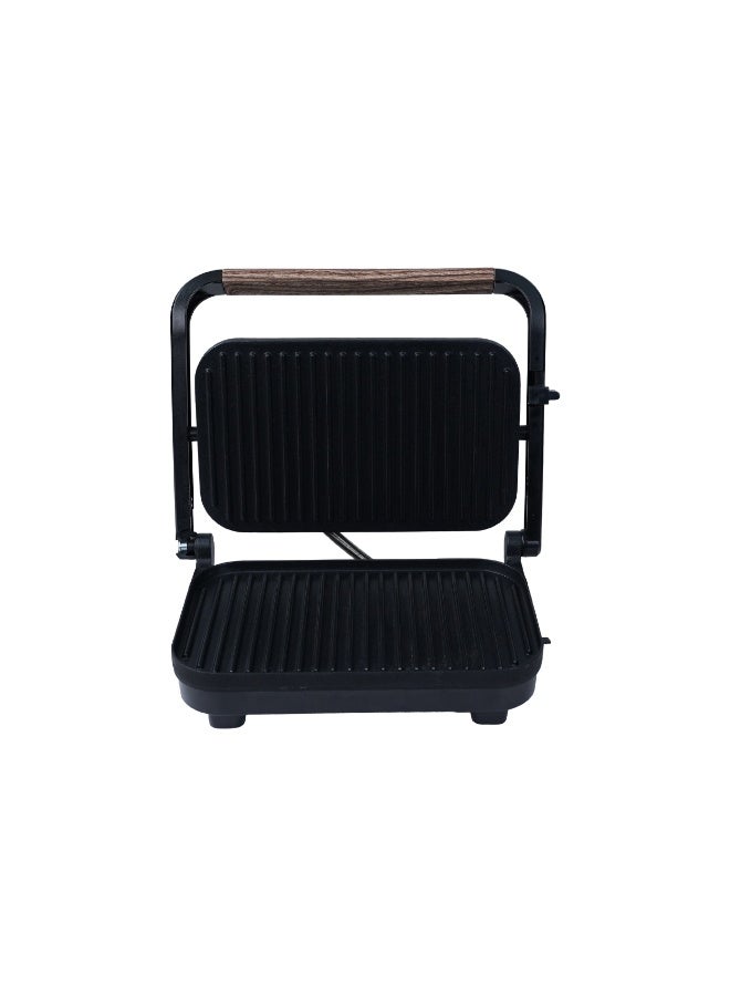 كليكون Contact Grill Toaster 1200W | Panini Press with Non-Stick Plates, Vertical Storage, Cool Touch Handle & Indicator Lights – Black 1200 W CK2473 BLACK - Image 4