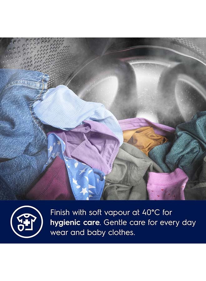 Electrolux 8KG Eco Inverter High Efficiency Motor Front Load Washing Machine, 1200 RPM & 5 Star, 12 Programs, FULL LOAD 45Minutes WASH, EWF8024D3SC + Free 6-Month Supply of Ecover Laundry Detergent EWF8024D3SC Dark Silver - Image 3