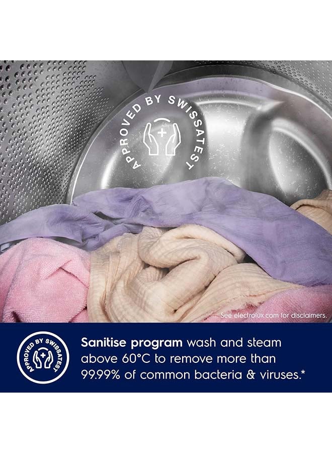 Electrolux 8KG Eco Inverter High Efficiency Motor Front Load Washing Machine, 1200 RPM & 5 Star, 13 Programs, FULL LOAD 45Minutes WASH, EWF8023P5SC + Free 6-Month Supply of Ecover Laundry Detergent EWF8023P5SC Dark Silver - Image 4