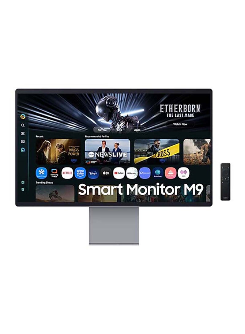 Samsung 32-Inch Smart Monitor M9 M90SF 4K OLED With Vision AI Silver  - Image 1