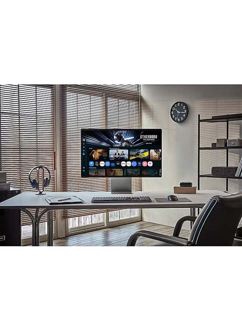 Samsung 32-Inch Smart Monitor M9 M90SF 4K OLED With Vision AI Silver  - Image 5