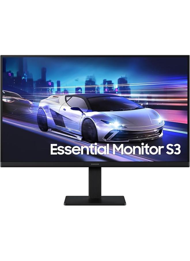 Samsung 27-inch Essential Monitor S32GF FHD (1,920 x 1,080) 120Hz Refresh Rate 5Ms for Gaming and Office Use - Black - Image 1