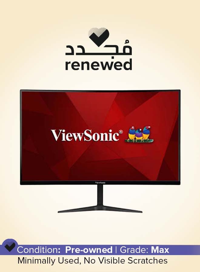 فيوسونيك مجدد - شاشة ألعاب منحنية VX2718-PC-MHD مقاس 27 بوصة بدقة 1080p HD - Image 1