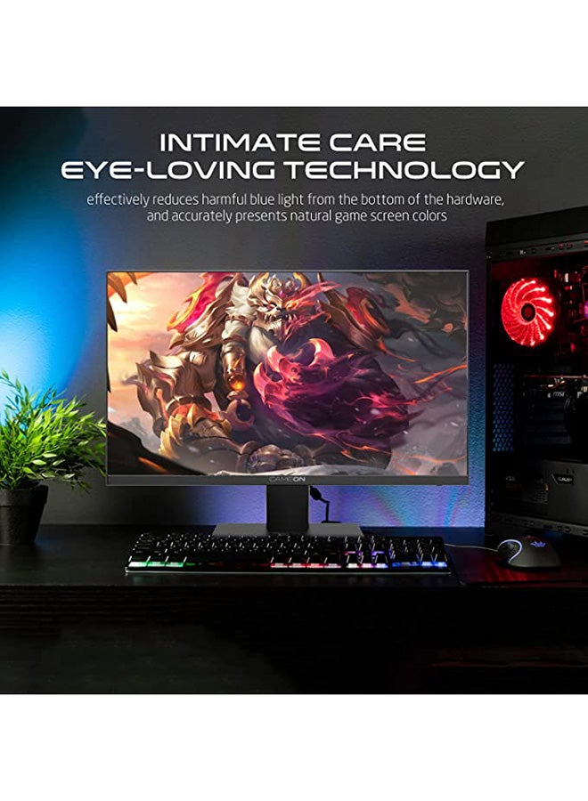 جايم أون Renewed - 22 Inch FHD 75 Hz VA Flat Gaming Monitor Fixed Stand Black - Image 3