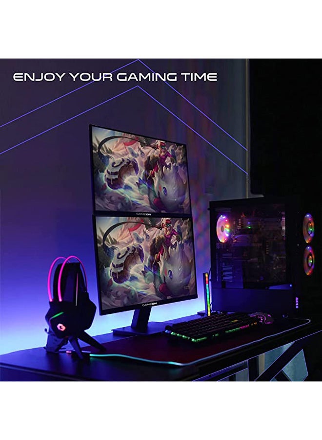 جايم أون Renewed - 22 Inch FHD 75 Hz VA Flat Gaming Monitor Fixed Stand Black - Image 5