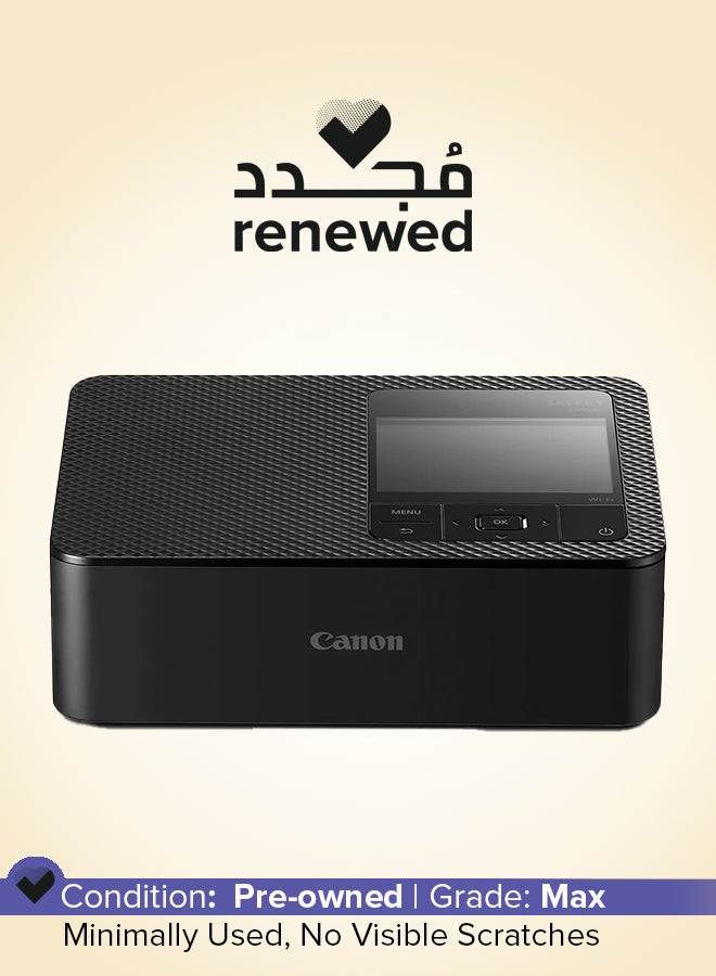 كانون Renewed - SELPHY CP1500 Compact Portable Photo, Printer Photos, Collages and Stickers black - Image 1
