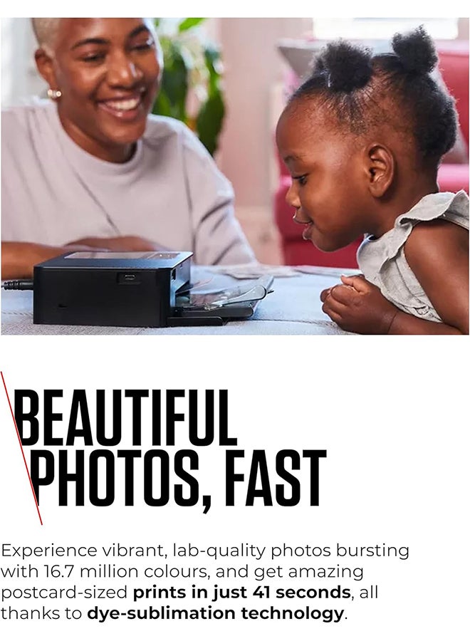 كانون Renewed - SELPHY CP1500 Compact Portable Photo, Printer Photos, Collages and Stickers black - Image 3