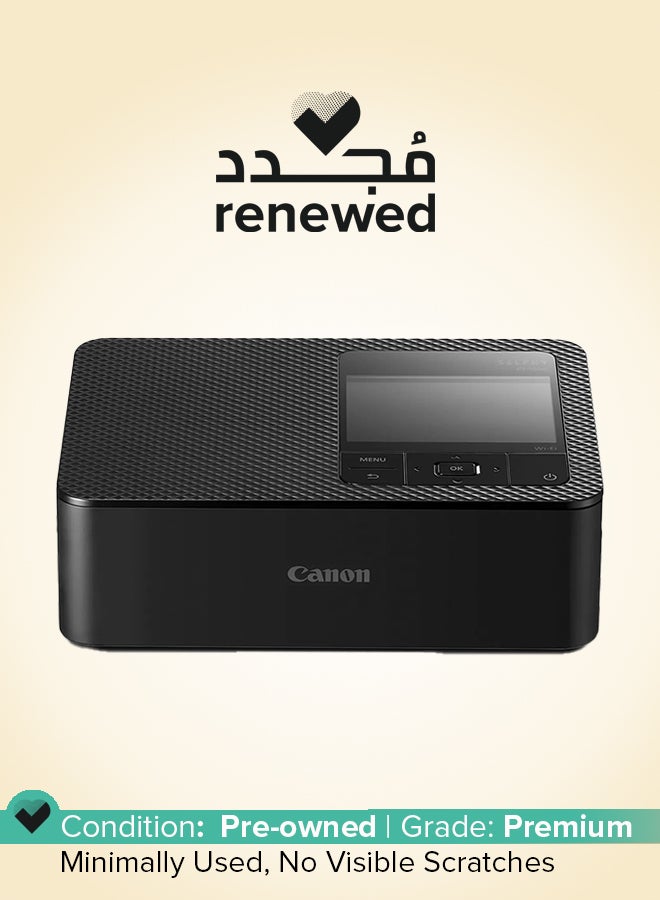 Canon Renewed - SELPHY CP1500 Compact Portable Photo, Printer Photos, Collages and Stickers black - Image 1