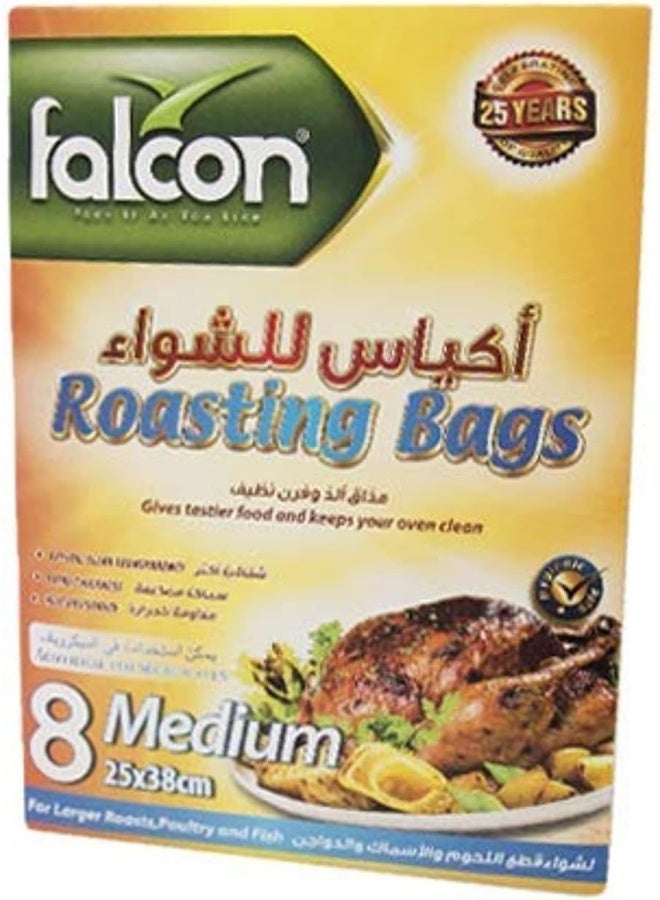 فالكون Falcon Pack Roasting Bags Medium (25 X 38 cm) - 8 Pieces Clear - Image 1