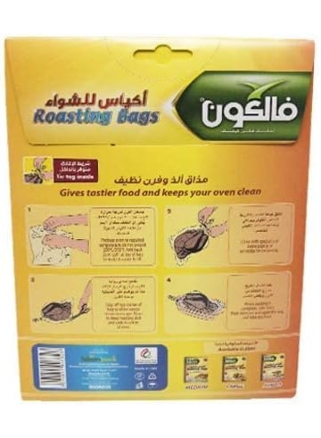 فالكون Falcon Pack Roasting Bags Medium (25 X 38 cm) - 8 Pieces Clear - Image 2