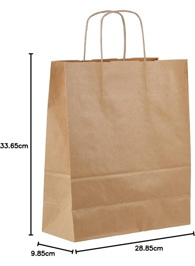 Falcon Falcon Pack Retail Shopping Bag, 33 cm x 27 cm x 12 cm Size, Brown Brown - Image 5