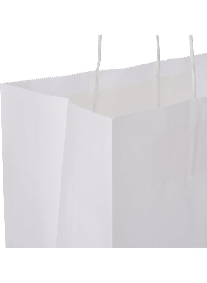Falcon Pack Retail Shopping Bag, 35 cm x 30 cm x 18 cm Size, White White - Image 4
