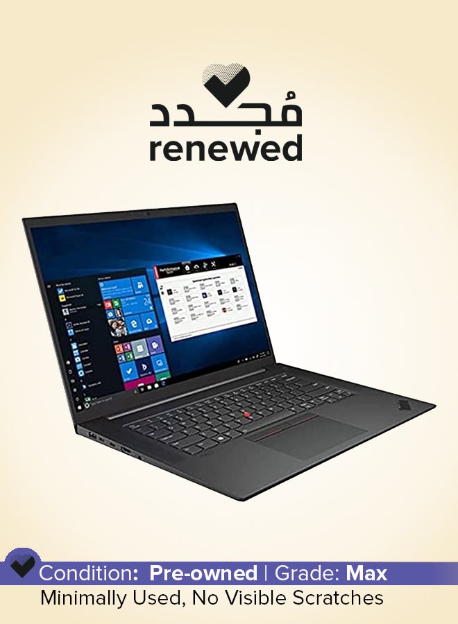 Lenovo Renewed - Thinkpad P1 Gen 4 Laptop With 15.6-Inch Full HD Display, Core i7 Processor/11th Gen/Dual Core/16GB RAM/512GB SSD/‎‎Intel HD Graphics/Windows 10 English Black - Image 1