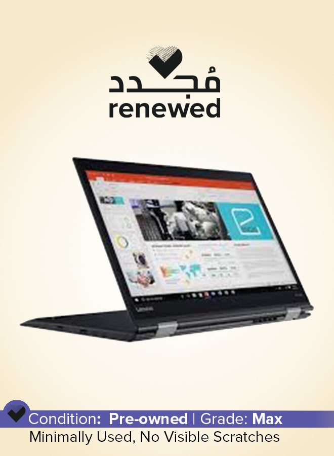 Lenovo Renewed - Thinkpad X1 Yoga Laptop With 14-Inch Full HD Display, Core i7 Processor/8th Gen/Dual Core/8GB RAM/256GB SSD/‎‎Intel HD Graphics/Windows 10 English Black - Image 1