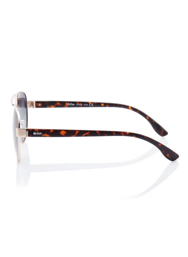 لي كوبر Polarized Sunglasses Gold Frame Gradient G15 Mirror Lens 60mm  - LC1201C02 - Image 3