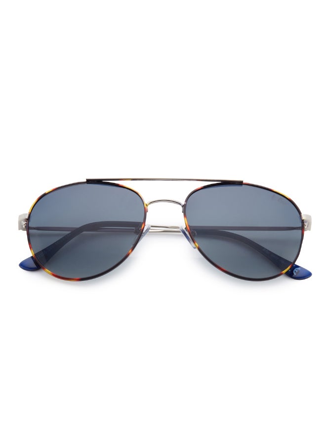 لي كوبر Polarized Sunglasses Silver Frame Gradient G15 Mirror Lens 56mm  - LC1205C01 - Image 5
