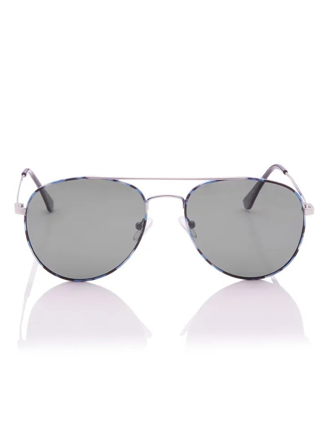 لي كوبر Polarized Sunglasses Silver Frame G15 Mirror Lens 56mm  - LC1205C03 - Image 1