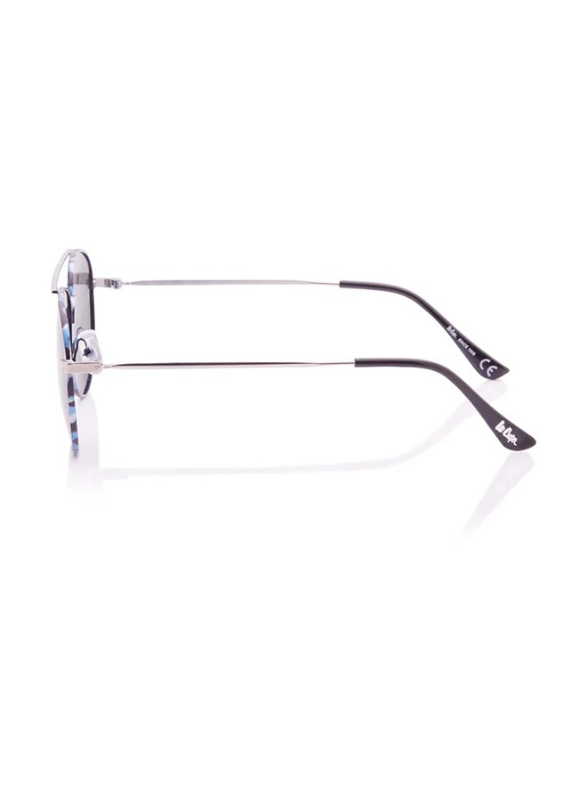 لي كوبر Polarized Sunglasses Silver Frame G15 Mirror Lens 56mm  - LC1205C03 - Image 3