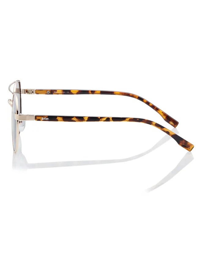 لي كوبر Polarized Sunglasses Gold Frame Gradient G15 Mirror Lens 56mm  - LC1206C03 - Image 3